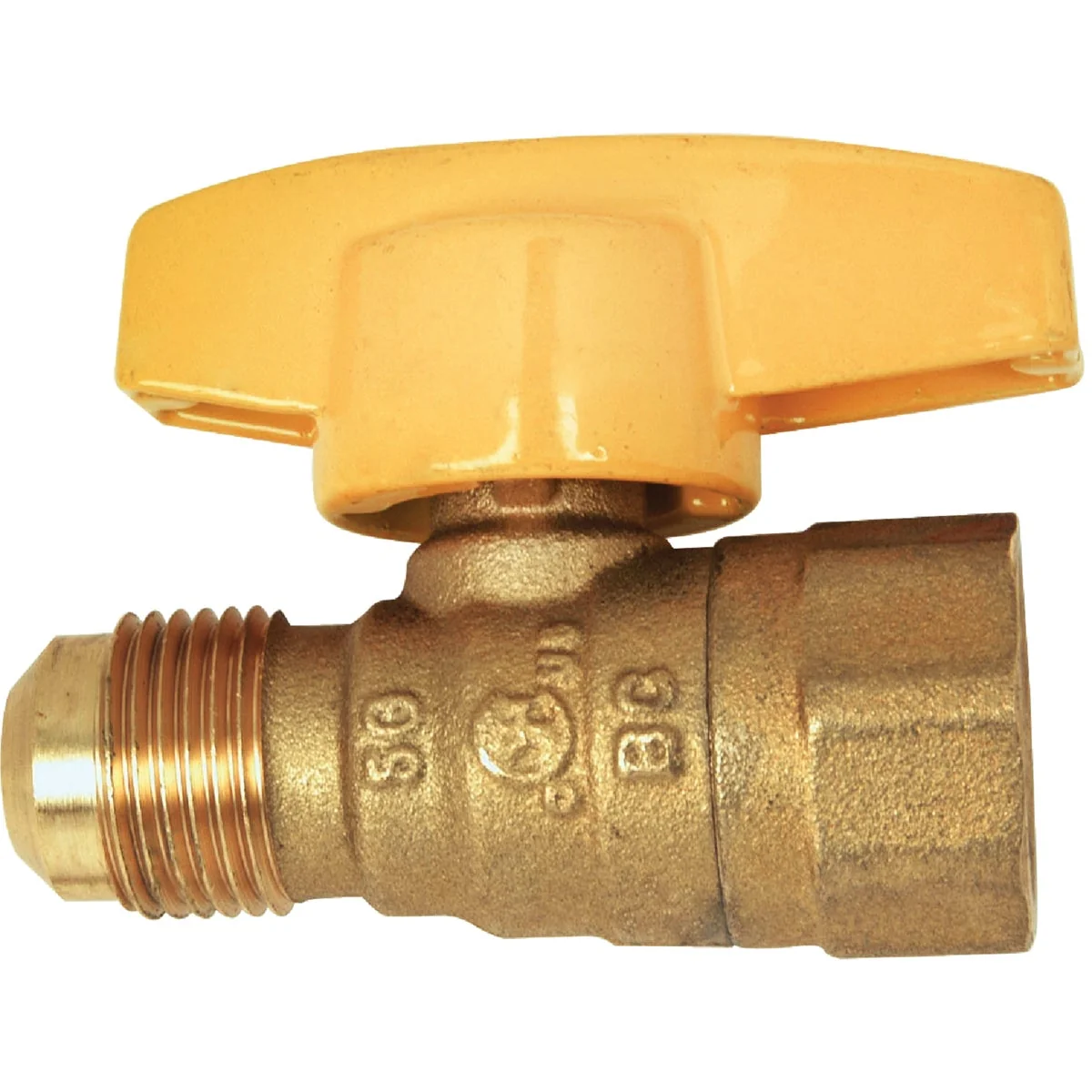 Safe Dormont 1 2 In. OD Male Flare x 1 2 In. FIP Forged Brass Gas Shutoff Valve Original Design