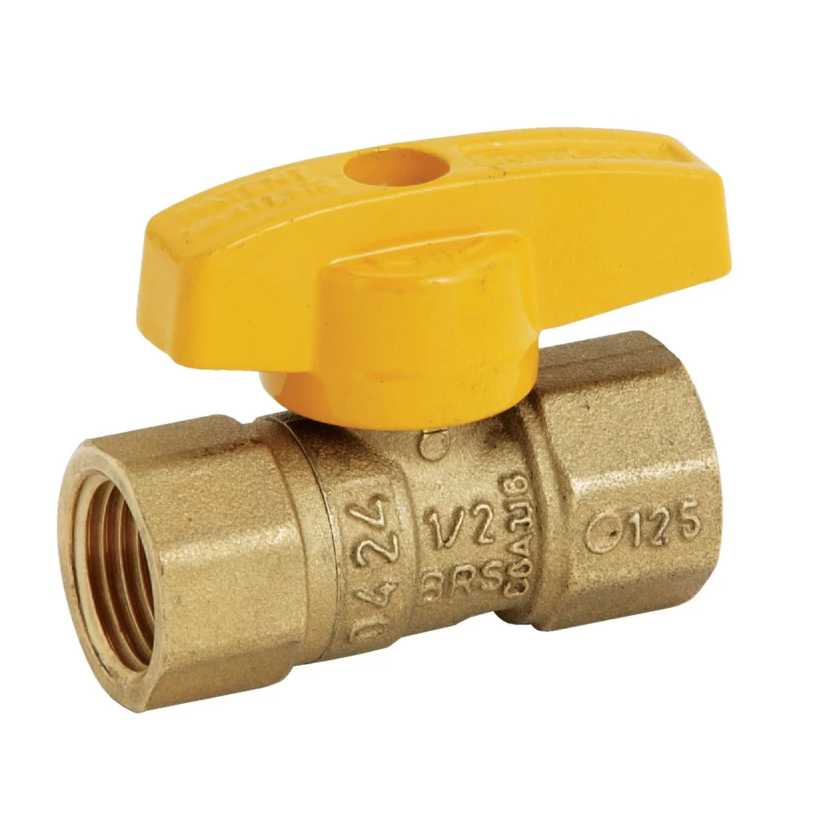 Organic Dormont 1 2 In. FIP x 1 2 In. FIP Forged Brass Straight Gas Shutoff Valve Genuine