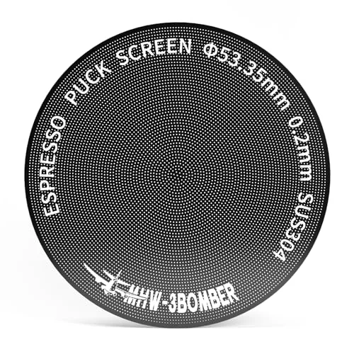 Consistent 54mm Espresso Puck Screen Smooth