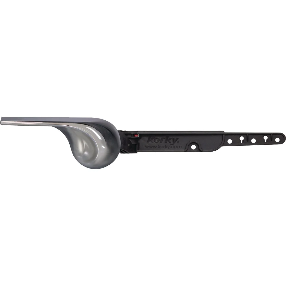 Responsible Korky StrongARM Universal Chrome Tank Lever with Wave Style Handle Reliable
