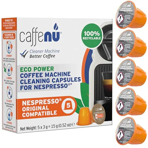 Trendy Nespresso Line Compatible Cleaning Pods 5 Count Professional