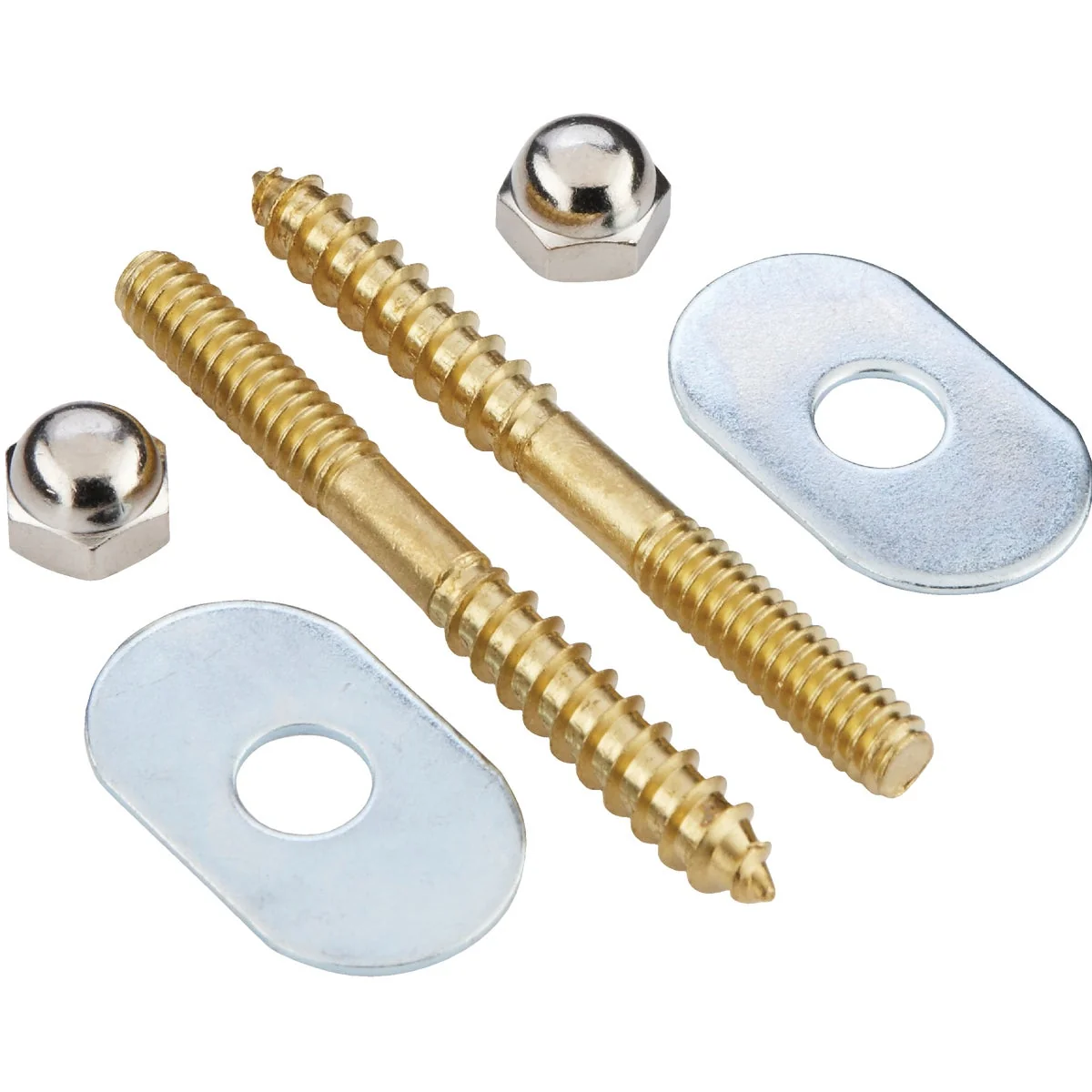 Sophisticated Do it 1 4 In. x 2-1 2 In. Solid Brass Toilet Screws Soft