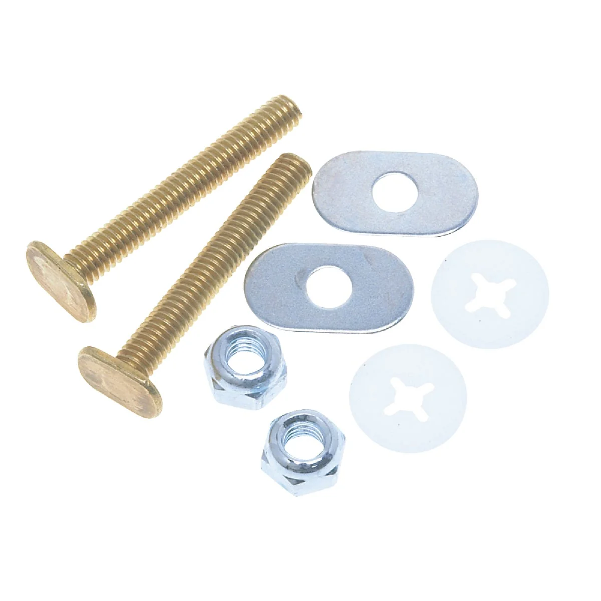 Sustainable Do it 1 4 In. Brass Toilet Bolt Set Smooth