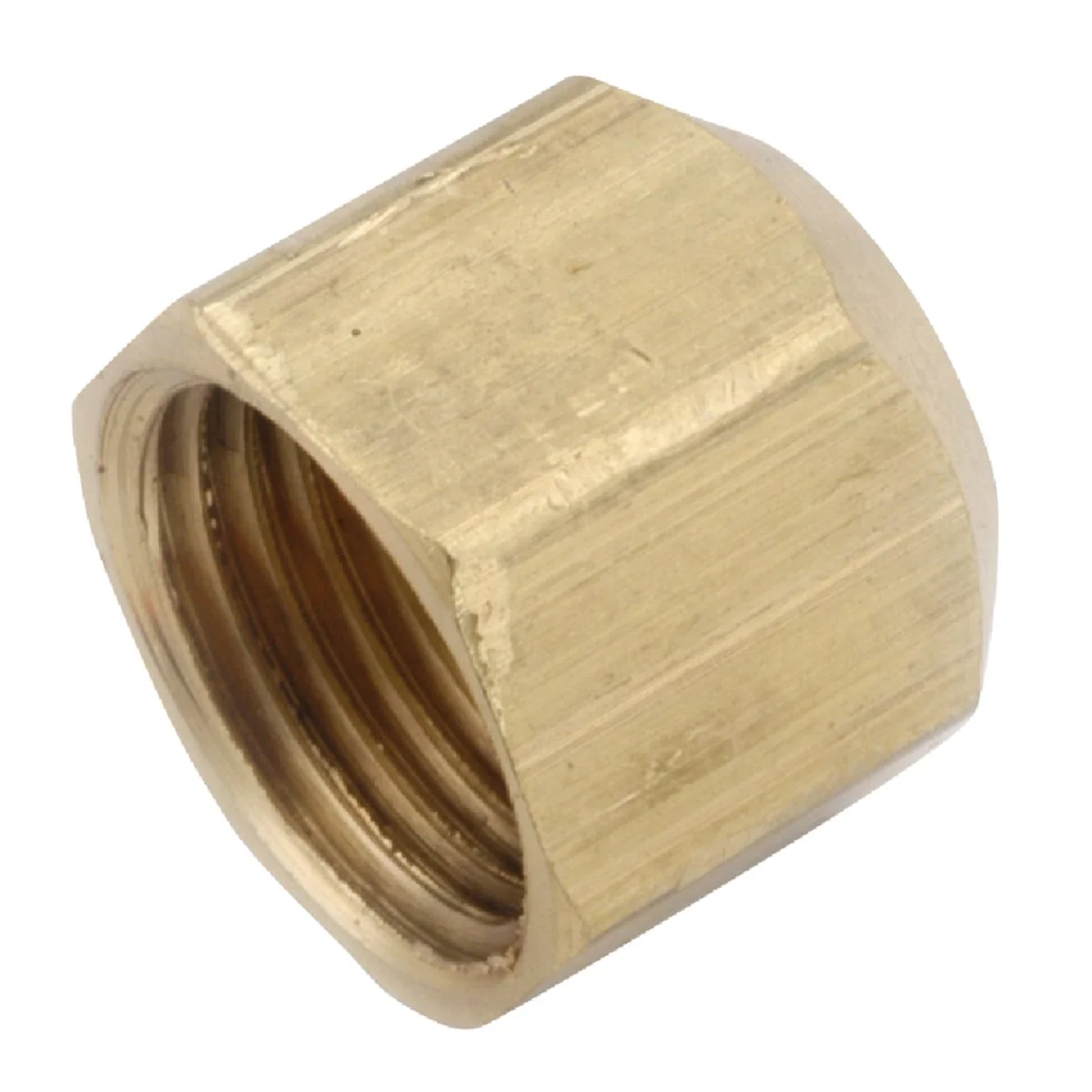 Environmentally Friendly Anderson Metals 3 8 In. Brass Flare Cap Smooth
