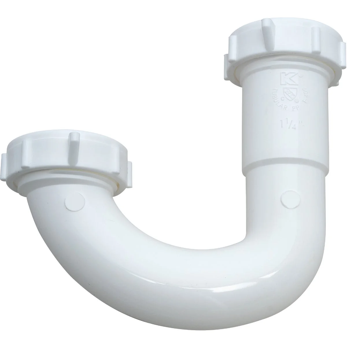 Smooth Plumb Pak 1-1 4 White Plastic J-Bend Heavy Duty Washer Green