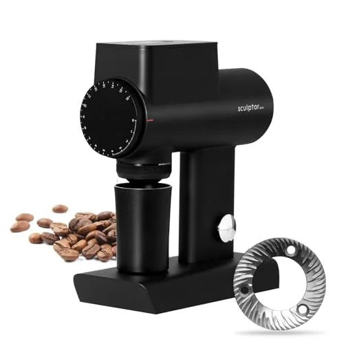 Unique Sculptor 064S Flat Burr Coffee Bean Grinder Safe