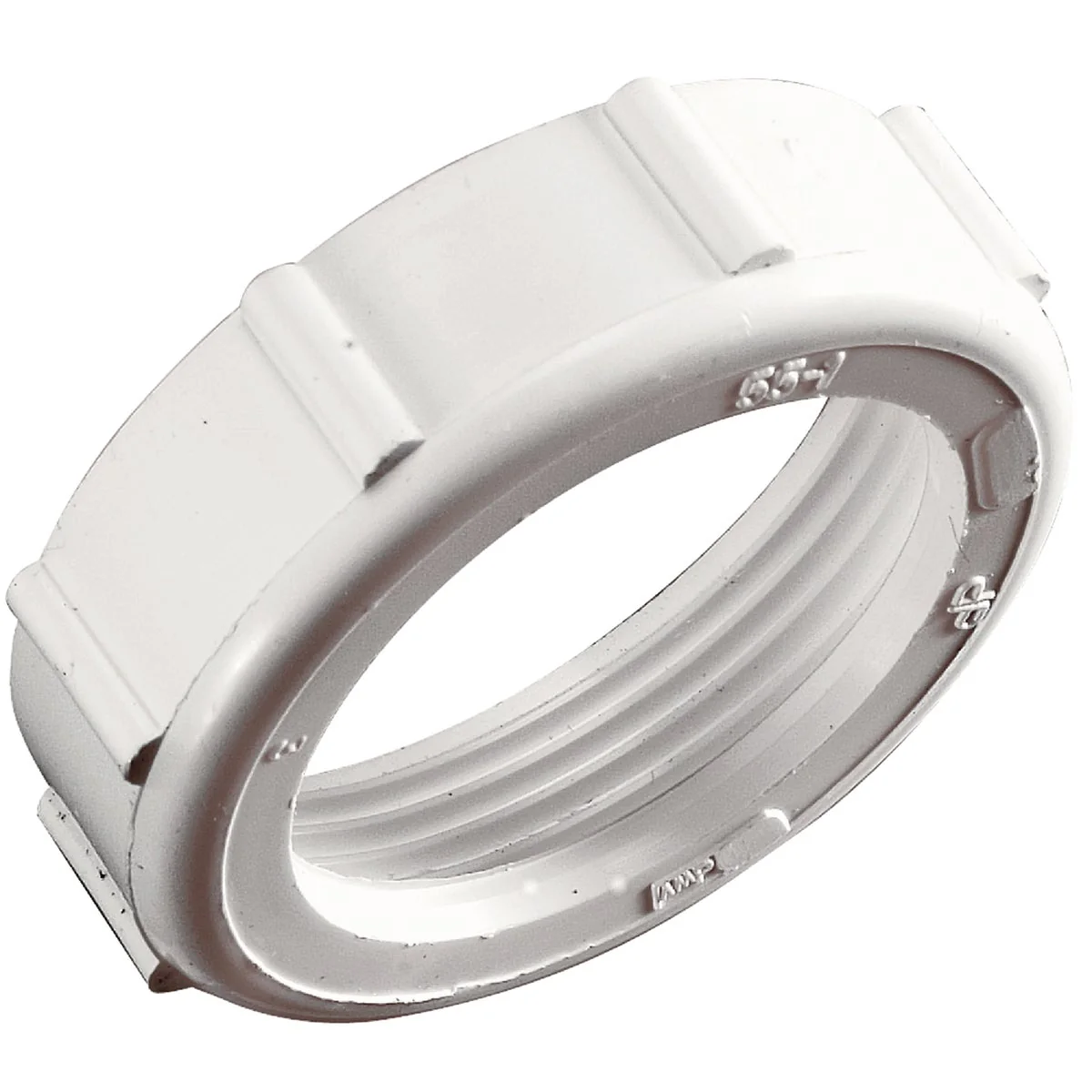 Solid Do it 1-1 4 In. x 1-1 4 In. White Plastic Slip Joint Nut Clean