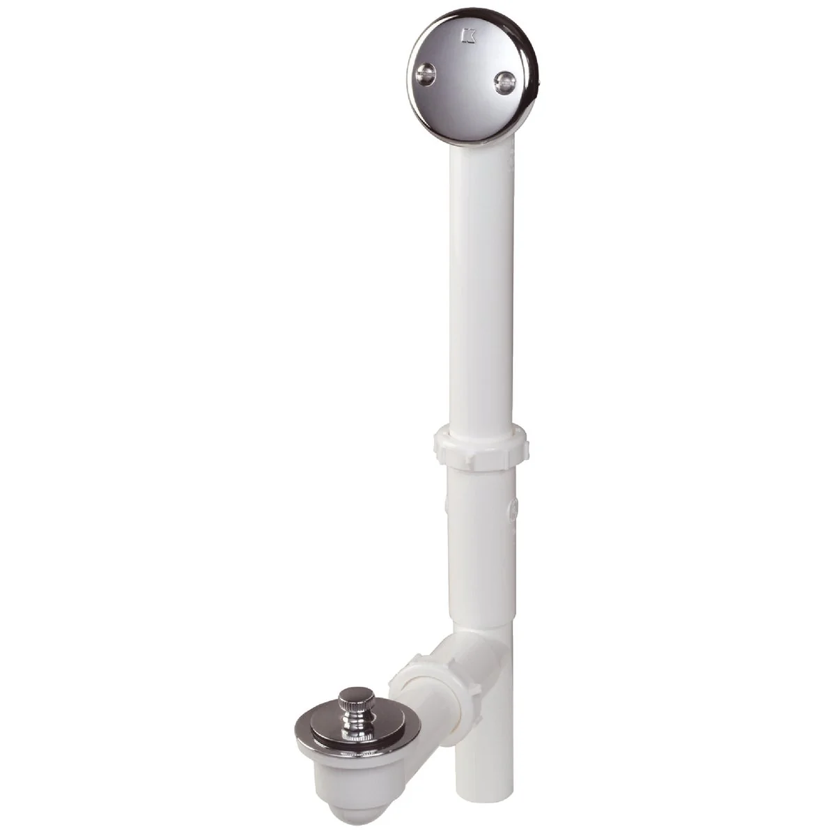 High-Quality Do it Plastic Bath Drain with Polished Chrome Lift'n Turn Original Design