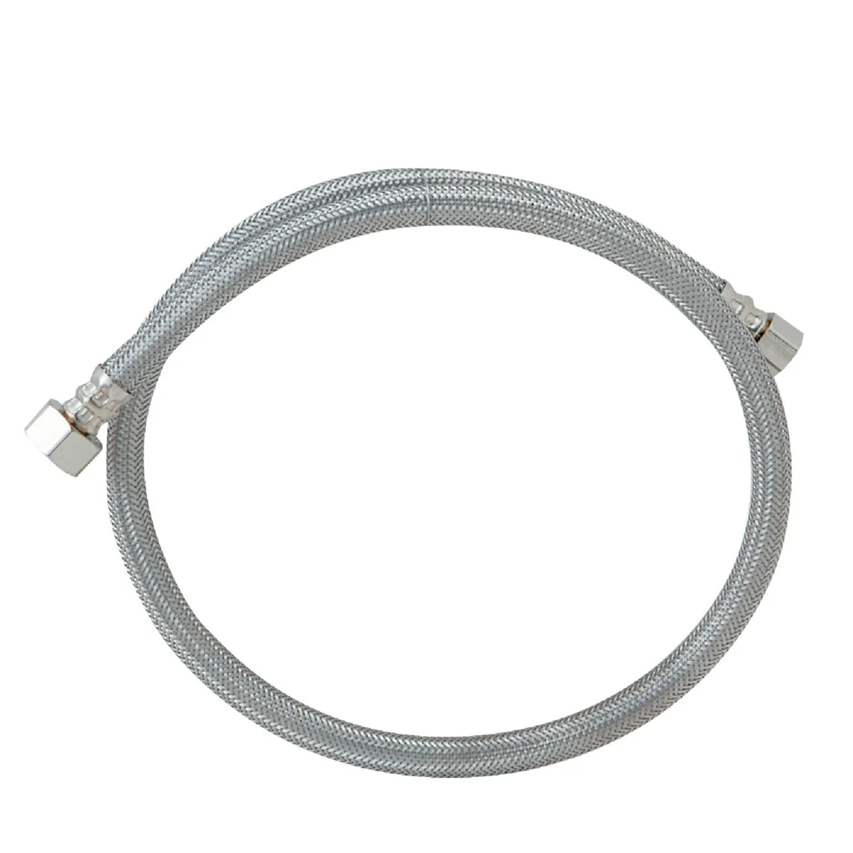 Healthy Do it 3 8 In. C X 1 2 In. F X 36 In. L Stainless Steel Faucet Connector Smooth