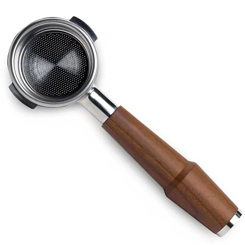 Exceptional 58mm Bottomless Portafilter Compatible with Breville Dual Boiler Premium