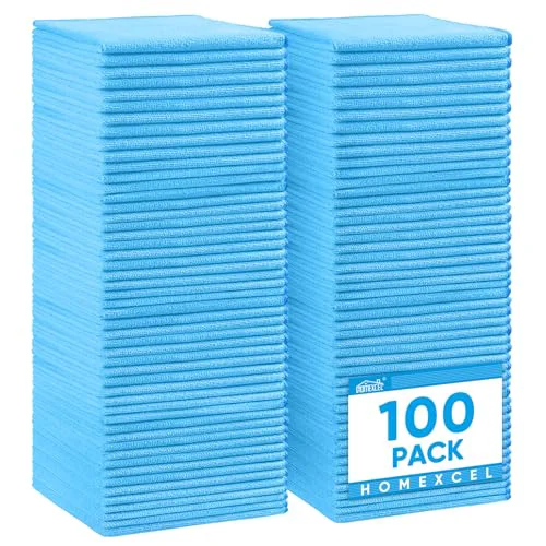 Traditional 100PK Microfiber Cleaning Cloth 100 Count Refined