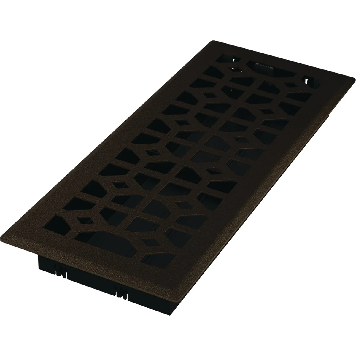 Premium Imperial Templar 4 In. x 12 In. Bronze Age Steel Floor Register First-Class