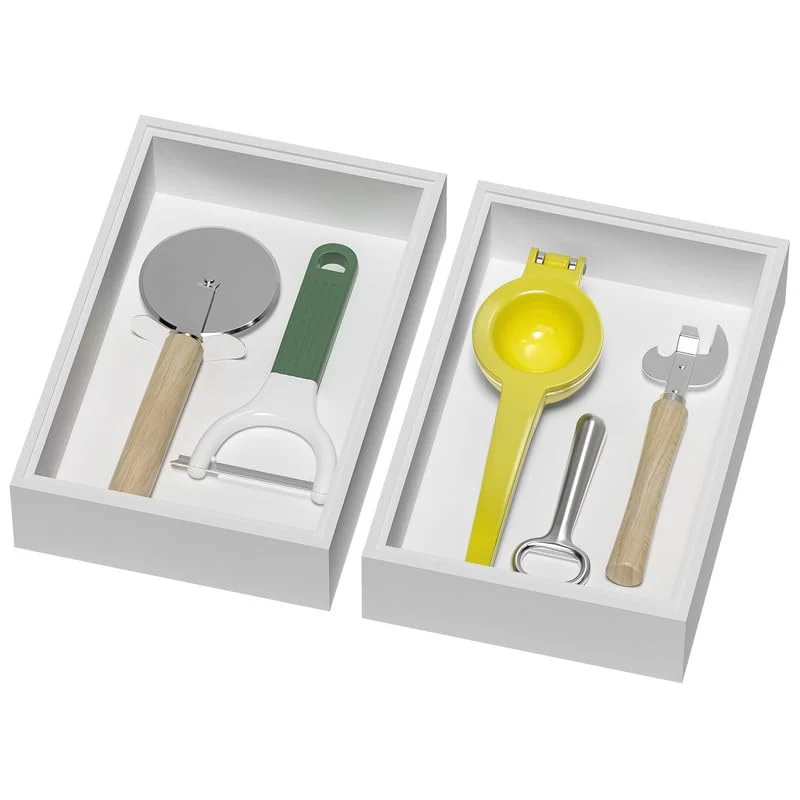 World-Class Bamboo Kitchen Drawer Organizer 2 Count Quality