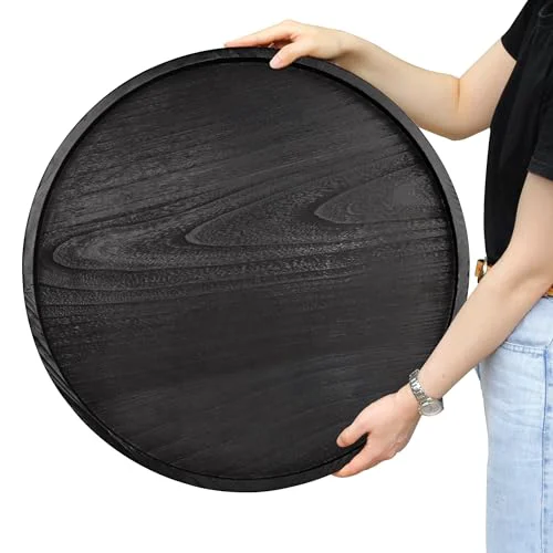 Unique Round Ottoman Table Tray Round High-Performance