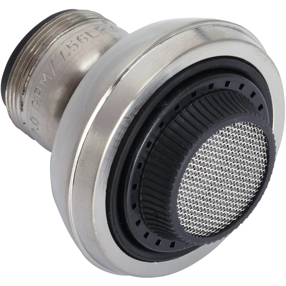 Fine Crafted Do it 2.0 GPM Swivel Spray Aerator Brushed Nickel Secure