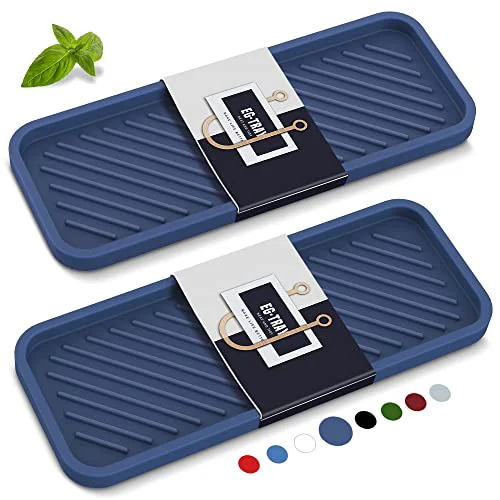 Exceptional Silicone Sink Organizer Tray 2 Count Specialty