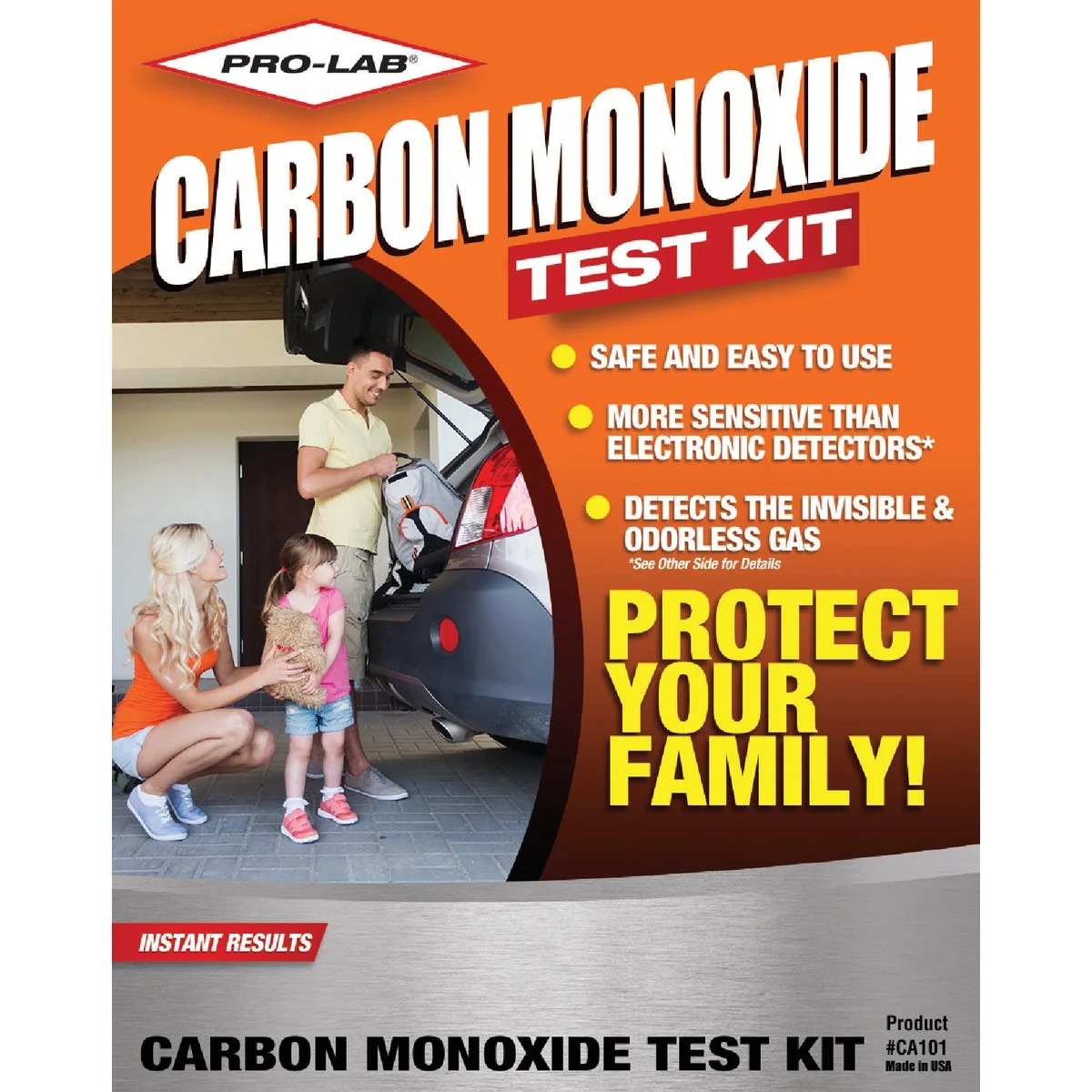 First-Class Pro Lab Instant Results Carbon Monoxide Test Kit Healthy