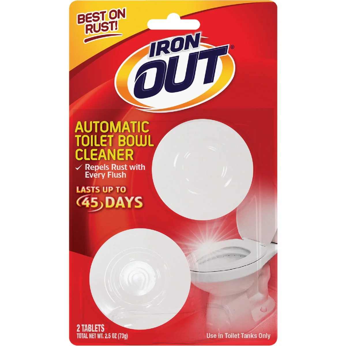 High-Quality Iron Out Automatic Toilet Bowl Cleaner 2-Pack Trendy