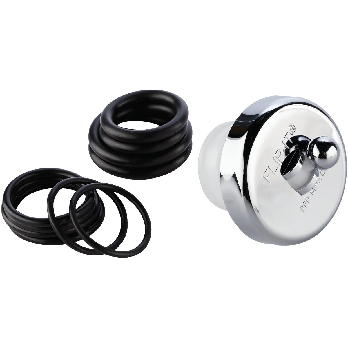Optimized PPP Flip-it Fit All Bathtub Drain Stopper with Chrome Finish Carefully Designed