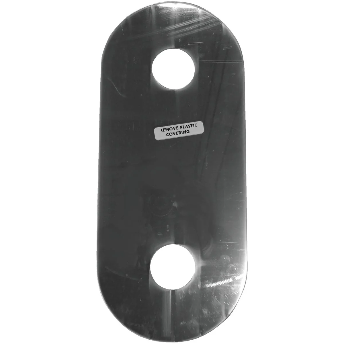 Secure PPP Mirrored Acrylic Double Faucet Cover-Up Plate Casual