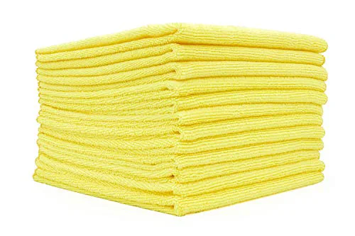 Fine Crafted All Purpose Microfiber Terry Cleaning Towels 12 Count Professional