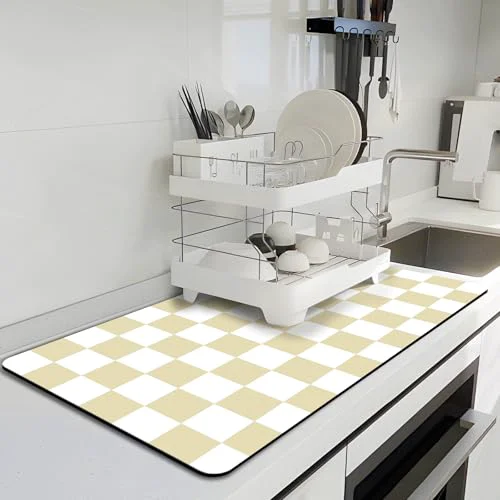 Outstanding Dish Drying Mat for Kitchen Counter Safe