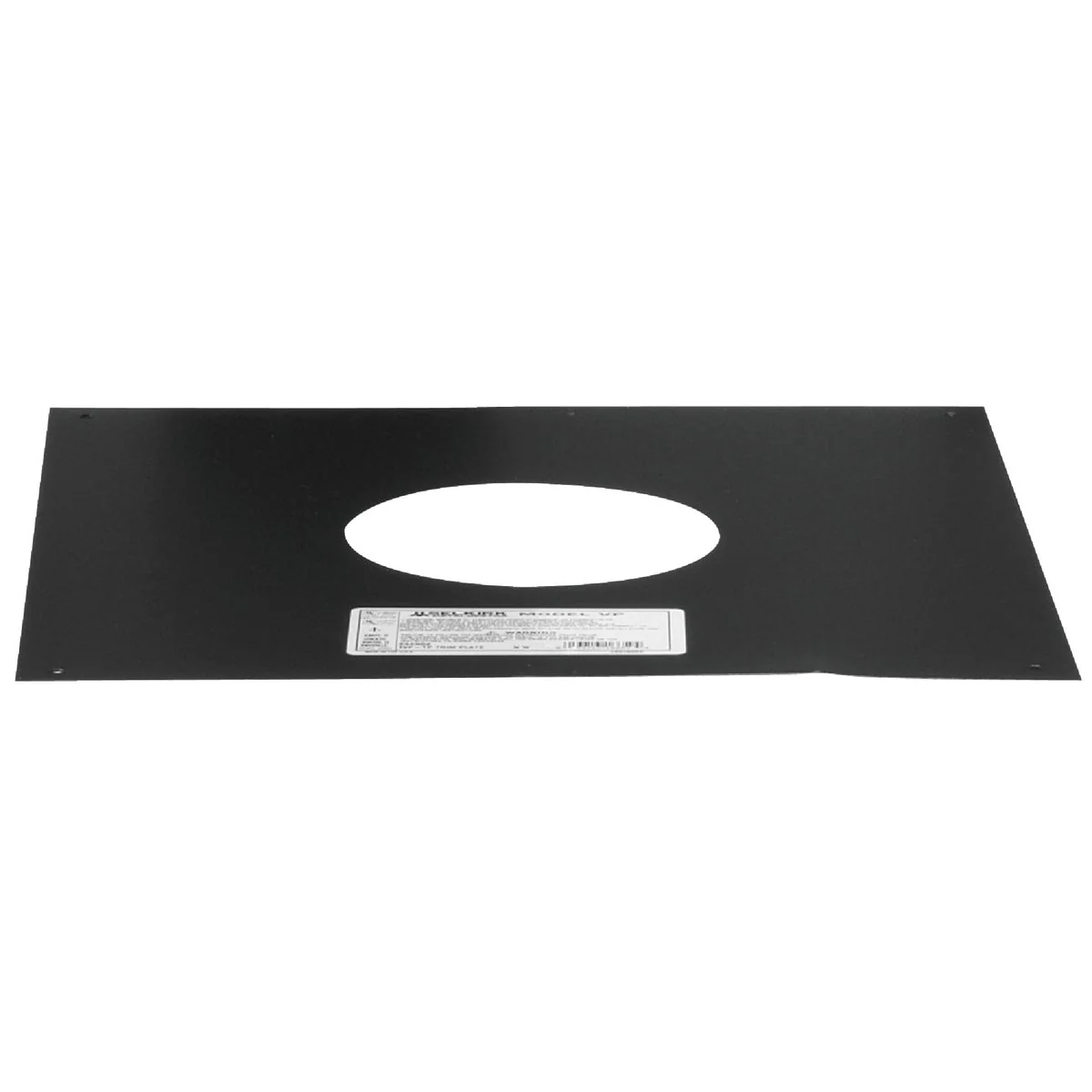 Safe SELKIRK VP Pellet Pipe 12-1 2 In. Galvanized Trim Plate Original