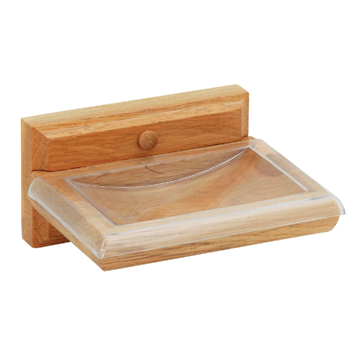 Pure Home Impressions Medium Oak Soap Dish Smooth