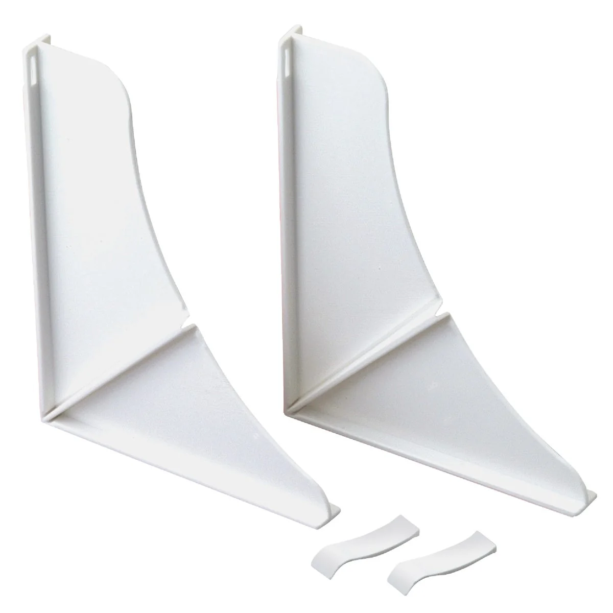 Consistent Peerless White Shower Splash Guard 2-Pack Practical