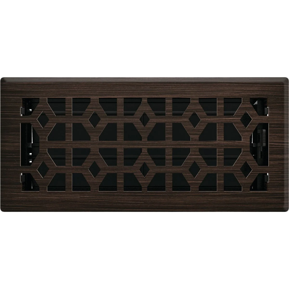 Responsible Imperial Templar 4 In. x 10 In. Oil-Rubbed Bronze Steel Floor Register Convenient