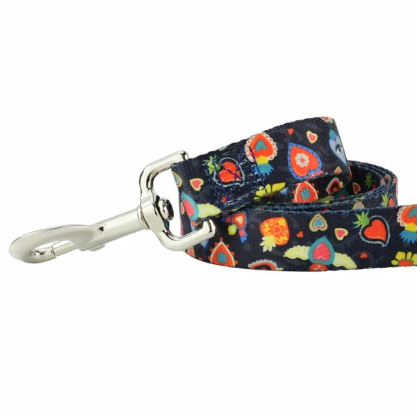 Reusable Gothic Hearts Dog Leash – EarthStyle Enhanced