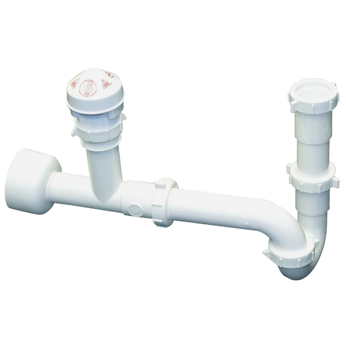 Quality Oatey 1-1 2 In. Solvent Weld Air Admittance Kit PVC Vent Valve Lightweight
