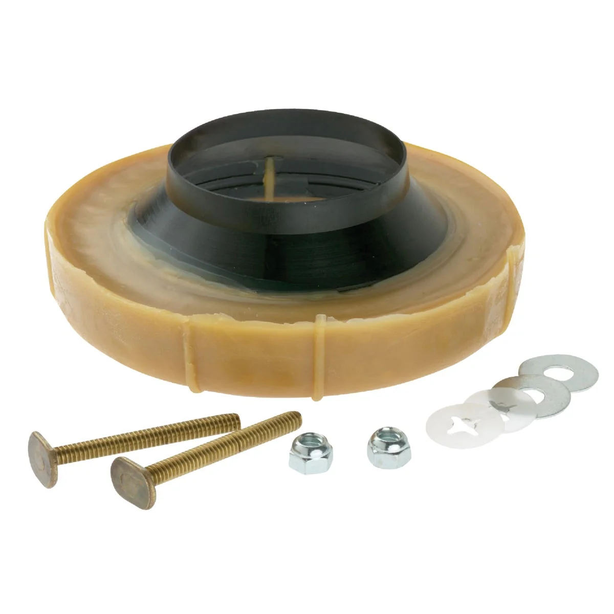 Genuine Harvey No-Seep No. 1 Flanged Wax Ring Bowl Gasket with Bolts Recyclable