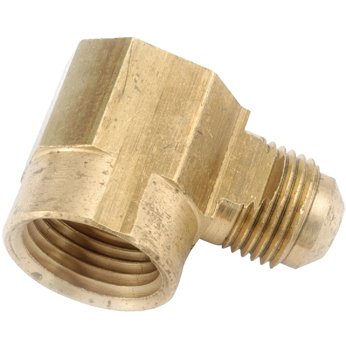 Consistent Anderson Metals 1 2 In. x 3 4 In. Female 90 Deg. Flare Brass Elbow 1 4 Bend Safe