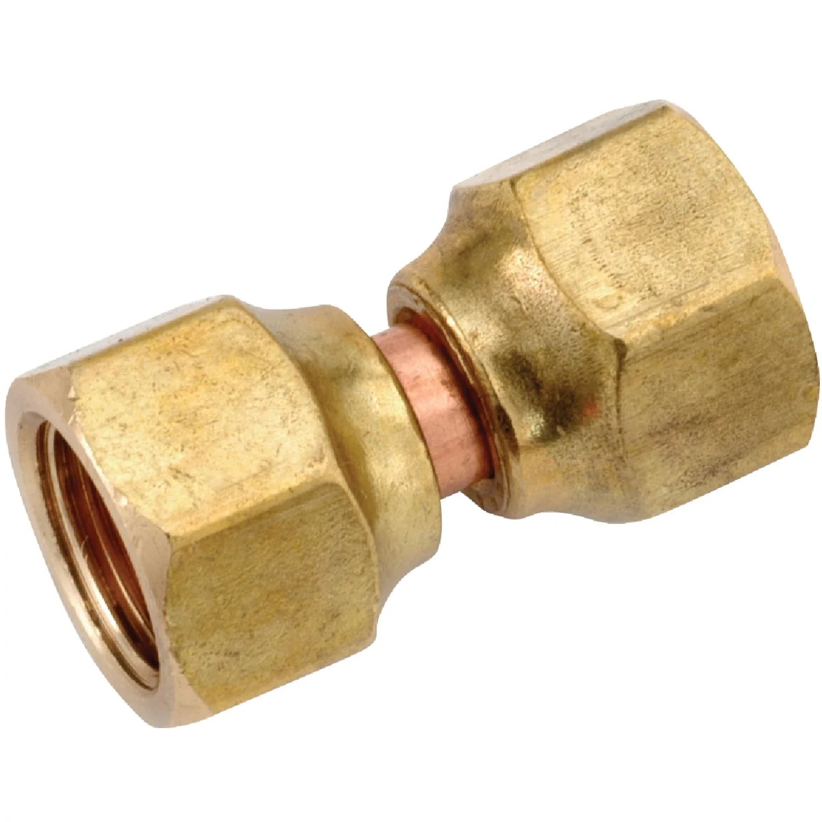 Flexible Anderson Metals 3 8 In. Brass Flare Swivel Union Lightweight