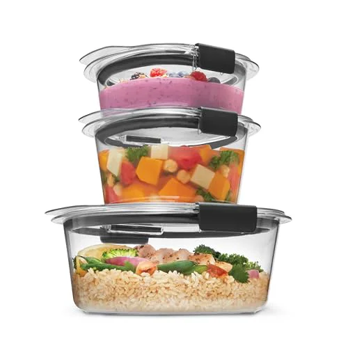 Next-Generation Brilliance® Round Leak Proof Food Storage Containers Enhanced