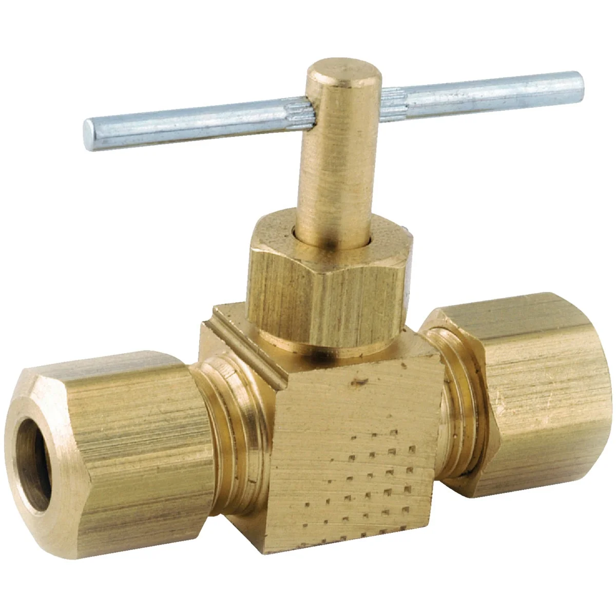 Selected Anderson Metals 3 8 In. C x 3 8 In. C Brass Straight Needle Valve Prestigious