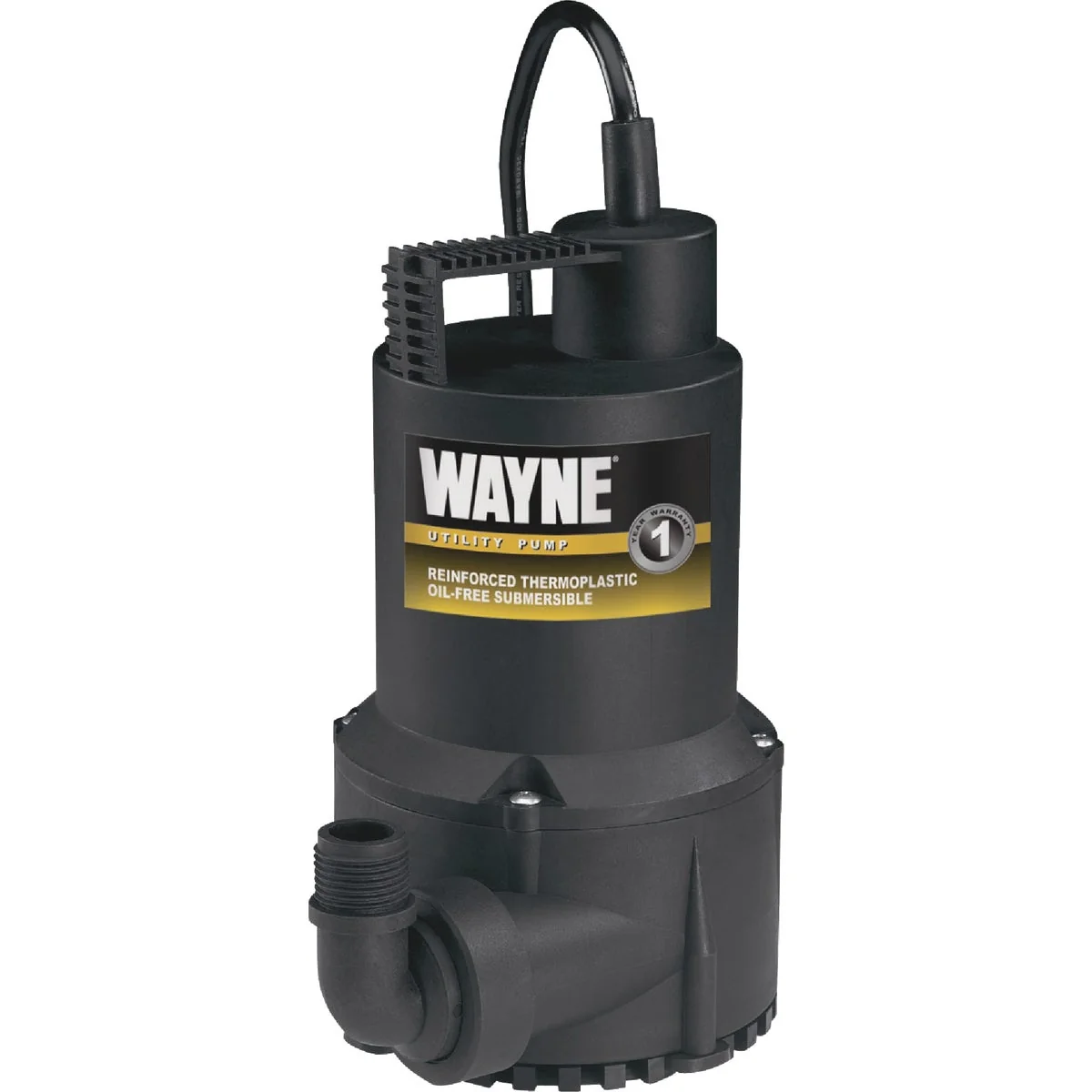 Fashionable Wayne 1 6 HP Submersible Continuous-Duty Utility Pump Versatile