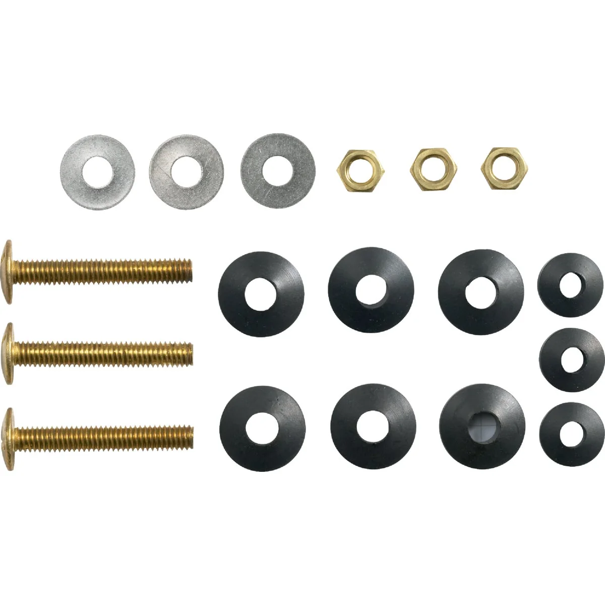 Superior Kohler Parts 5 16 In. x 3 In. Brass Tank Bolts Assembly Kit Modern