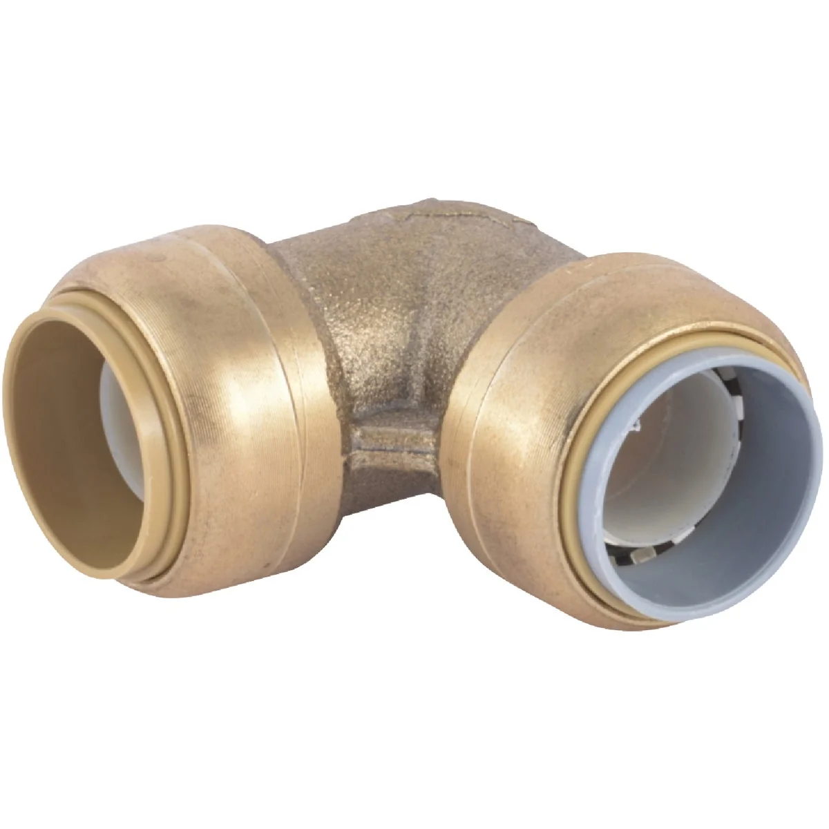 Fashionable SharkBite 3 4 In. CTS x 3 4 In. Polybutylene 90 Deg. Push-to-Connect Conversion Brass Elbow Safe