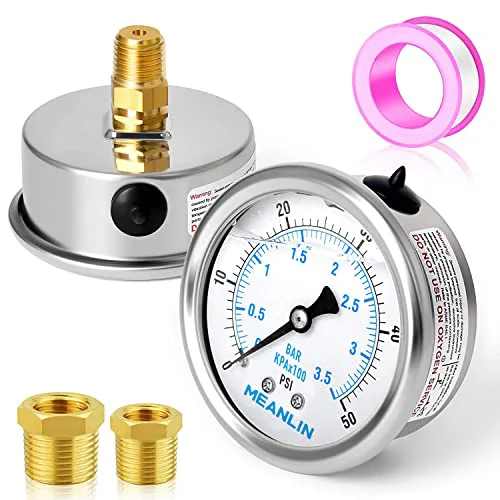 Practical 0 50Psi Stainless Steel 1 Exceptional