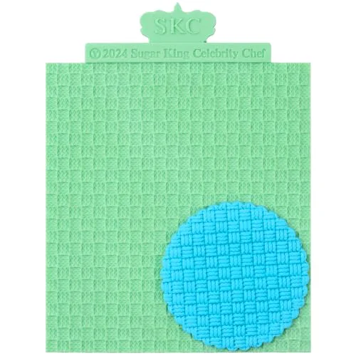 Sustainable Sweater Texture Fondant Impression Mats Knit Fondant Embosser Texture Mats for Clay Cake Decorating Molds 1Pcs Sophisticated