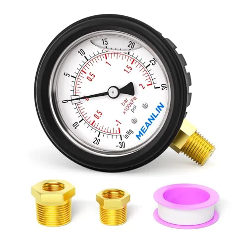Convenient 30inHG 30Psi Stainless Steel 1 Safe