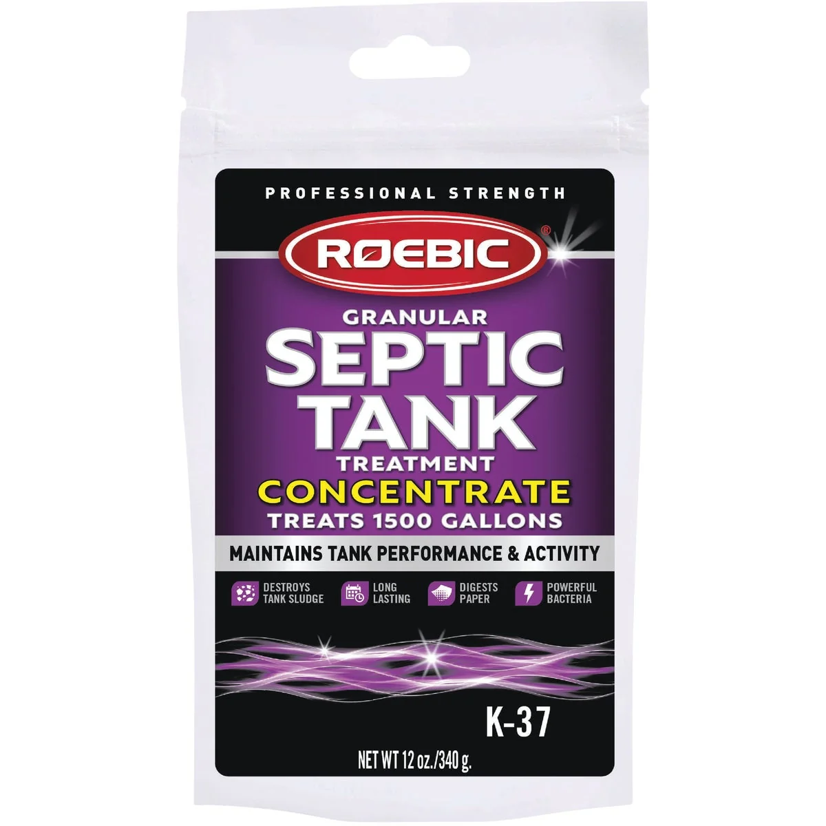 Smooth Roebic K-37 12 Oz. Granular Septic Tank Treatment Quality
