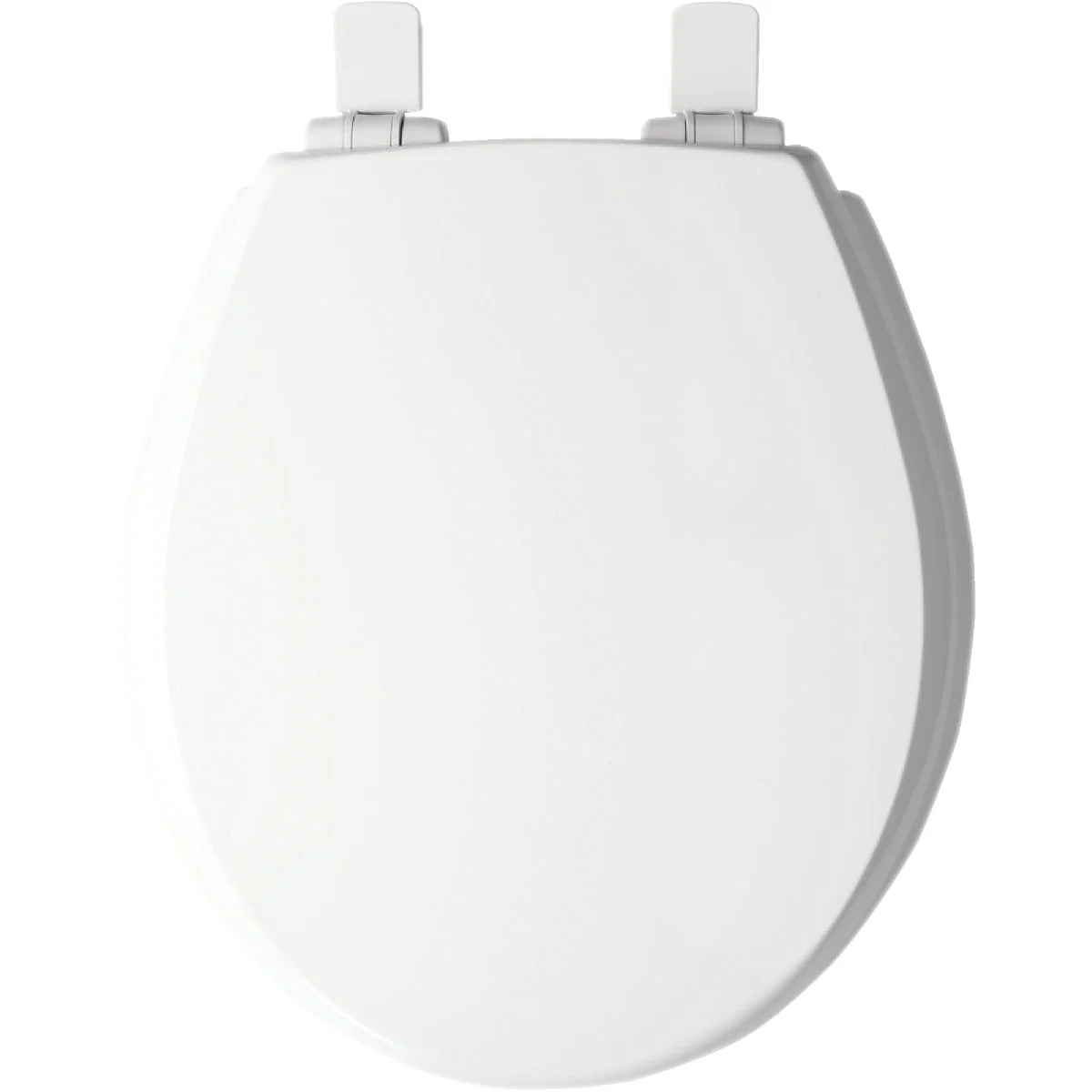 Fashionable Mayfair Kendall Round Closed Front WhisperClose White Enameled Wood Toilet Seat Reusable