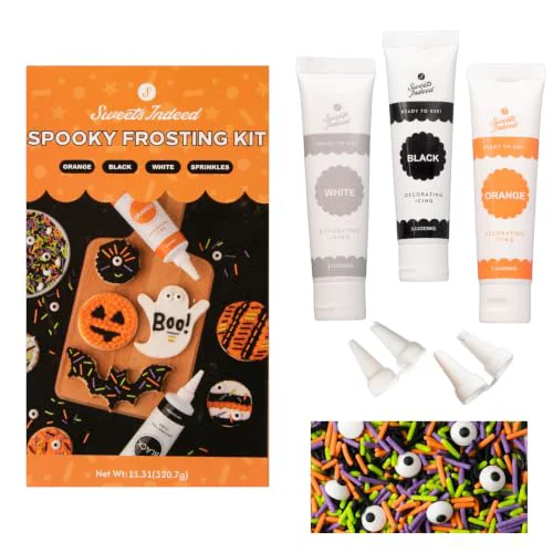 User-Friendly Halloween Frosting Decorating Kit with Sprinkles Specialty