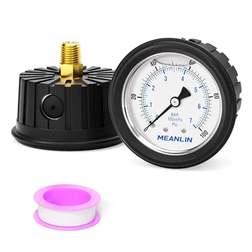 Exceptional 0 100Psi Stainless Steel Liquid Filled Pressure Gauge 1 Environmentally Friendly
