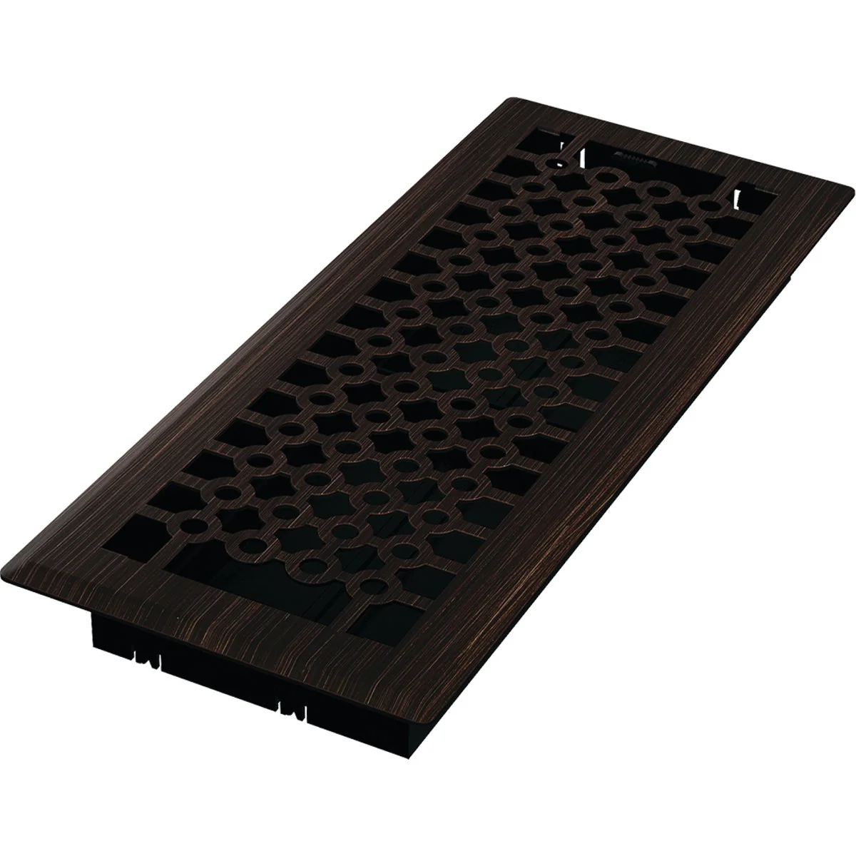 Proven Imperial San Francisco 4 In. x 12 In. Oil-Rubbed Bronze Steel Floor Register User-Friendly