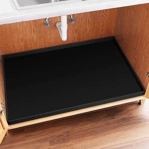 Durable Waterproof Under Sink Mat 840 sq in Unique