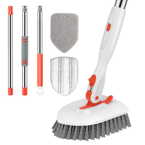 Secure Tile Tub Scrubber Brush 3 Fine Crafted